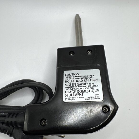 Electric Skillet Griddle Heat Control Probe Model CTW-300 125V 15A - Picture 2 of 5